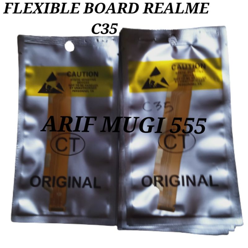 Flexible Flexible Main Board Tengah Conect Lcd Realme C35 Original