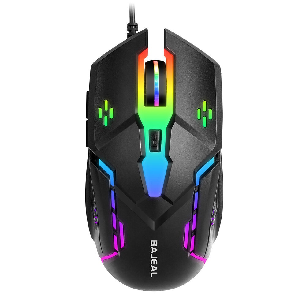 SKU-1290 MOUSE GAMING BAJEAL D2 RGB 6 TOMBOL BUTTON LED 3 DPI