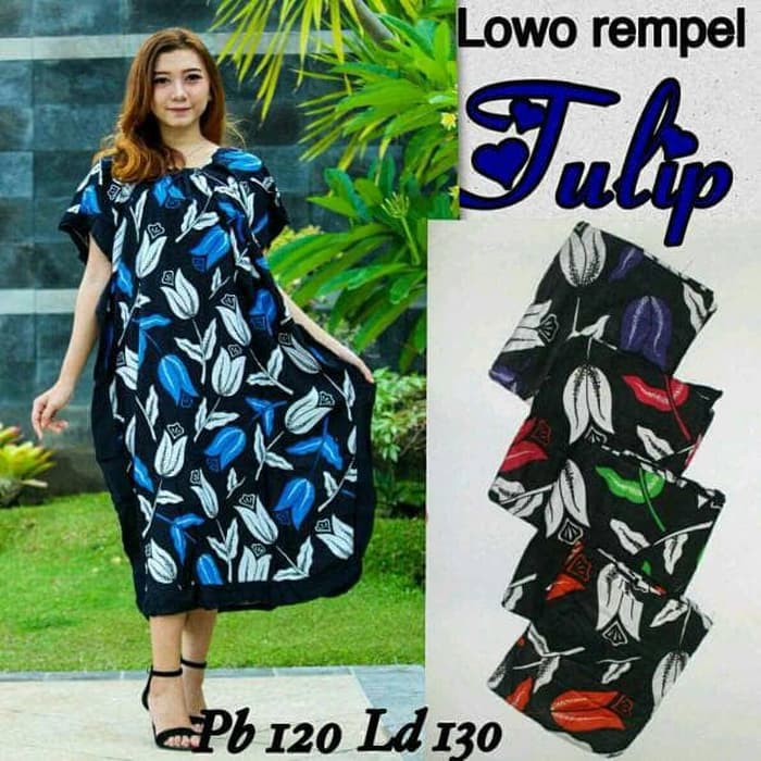 DASTER LOWO REMPEL TULIP/ DASTER MURAH/ GROSIR BATIK PEKALONGAN