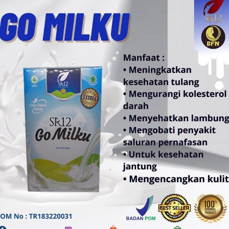 

SUSU ETAWA GOMILKU || MEMBANTU MENYEMBUHKAN PENYAKIT || SUSU HERBAL ||SR12 HERBAL SKINCARE 200g