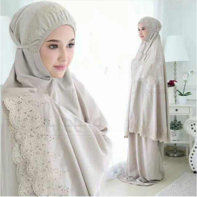 Mukena Jumbo Dewasa Khadijah Katun Rosella Premium / Mukena Dewasa / Mukena Jumbo / Mukena bali