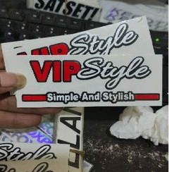 stiker VIP Style stiker motor mobil