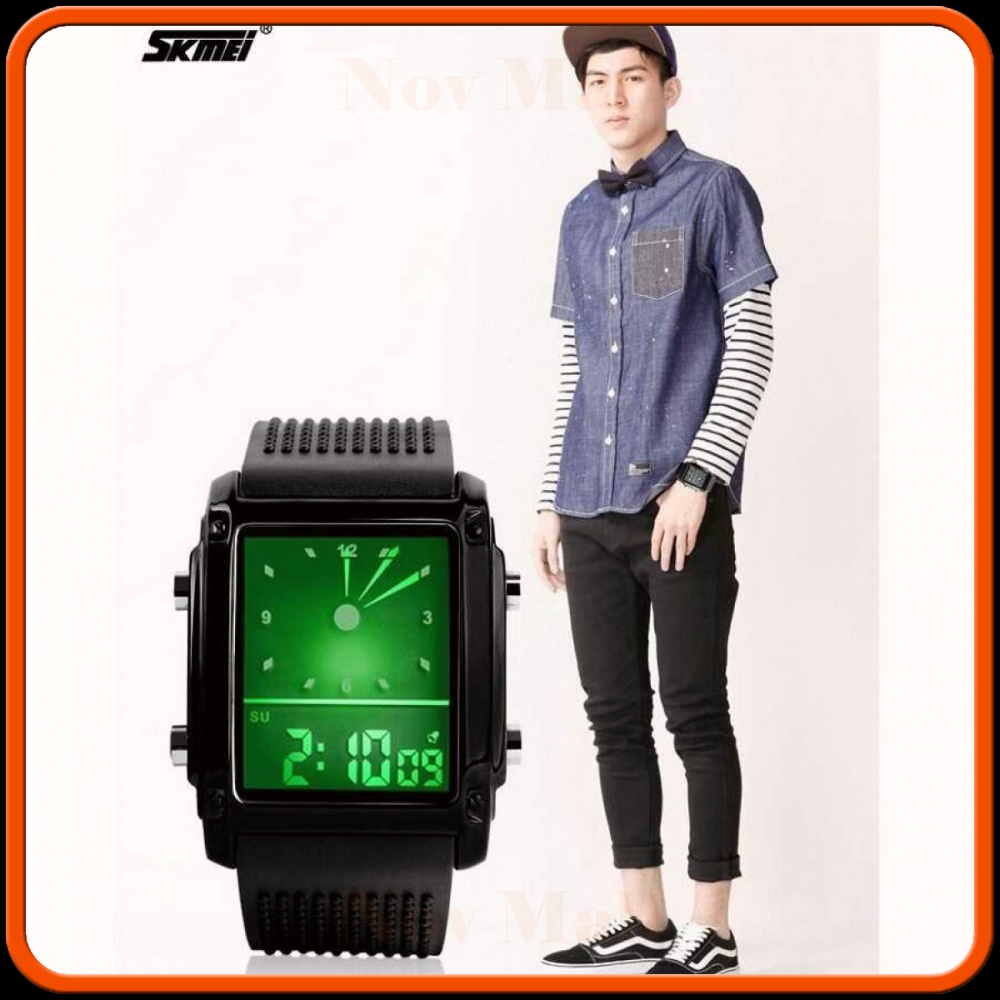 SKMEI Jam Tangan Trendy Digital Analog Pria - 0814G