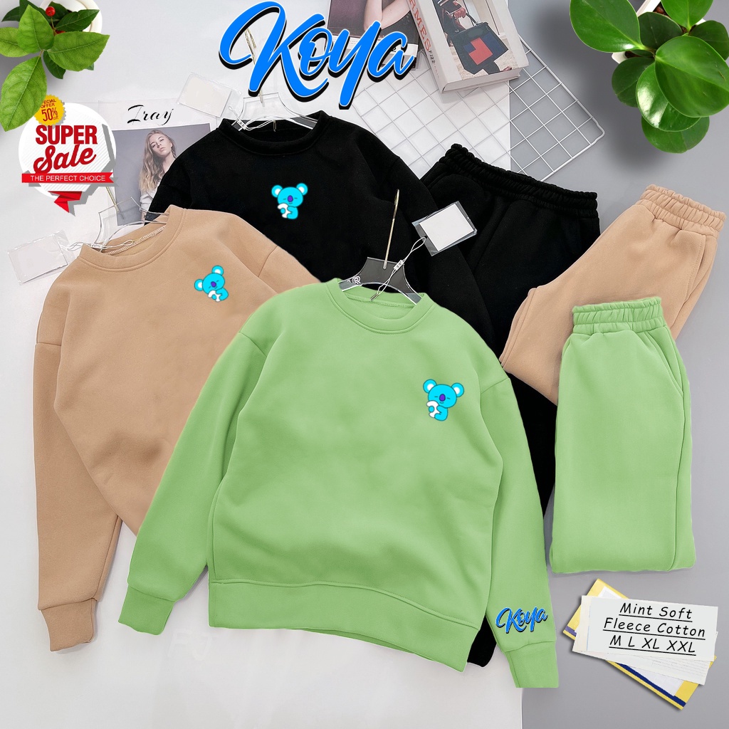 🅳🅵 Sweater Koya Sleeping Korean Style | Sweter Pria &amp; Wanita | Dhea Fashion