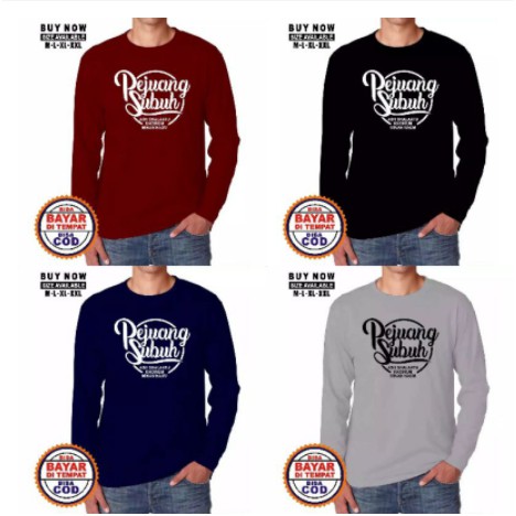 Kaos Dakwah Islami / Kaos Muslim / Kaos Terbaru /Kaos Santri / Dakwah PEJUANG SUBUH Lengan Panjang