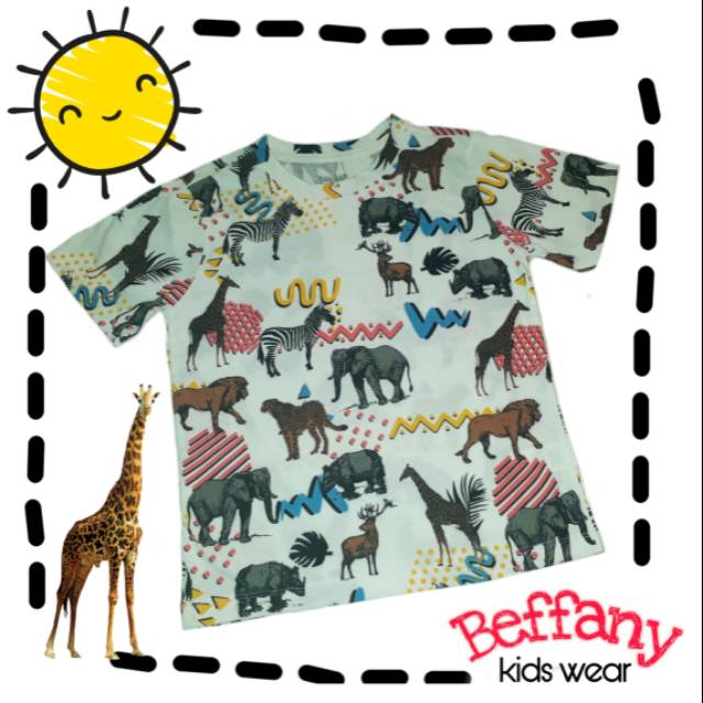 KAOS ANAK FULL PRINT BABY GAP