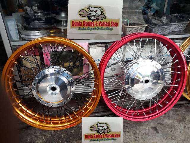 Paketan Velg ring 17 Scoopy Beat Vario 110 Vario 125 Spacy Vario fi Beat fi Vario 150 Genio Rossi