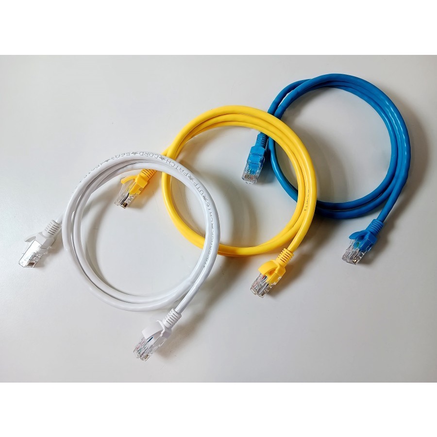 INDORACK Patch Cord CAT5e KABEL LAN Utp 3 Meter RJ45 Networking