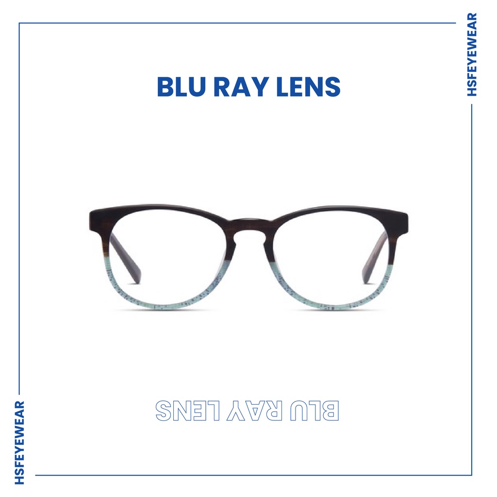 Kacamata Pria Wanita Antiradiasi Blueray HSF Eyewear Hideki Green