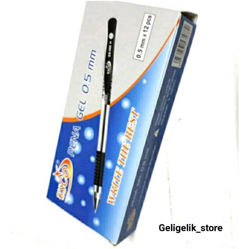 

(LUSIN)PULPEN GEL/ PEN GEL/ BOLPEN GEL/ PENA GEL ESCO ES-588/ 0.5 MM