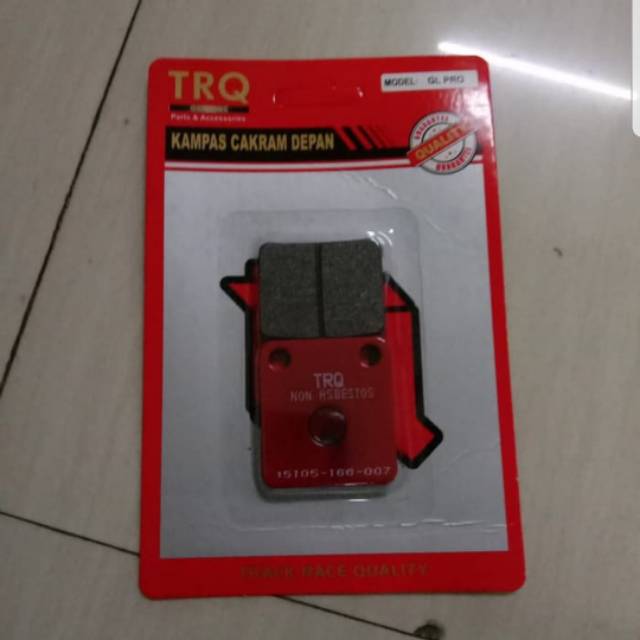 Kampas cakram/ disk pad depan GL PRO= KLX150 belakang