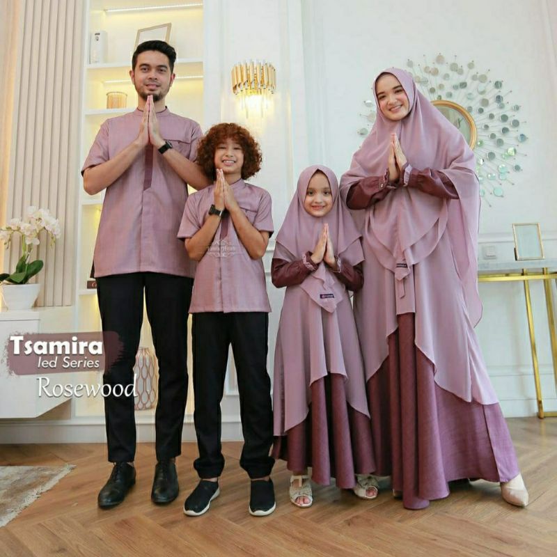 TSAMARA TSAMIRA family set fania set keluarga sarimbit keluarga terbaru 2022 koko ayah koko kids gam