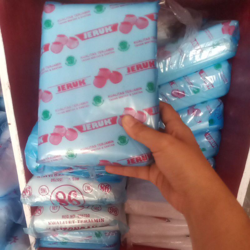 Plastik Pe jeruk uk 1/4