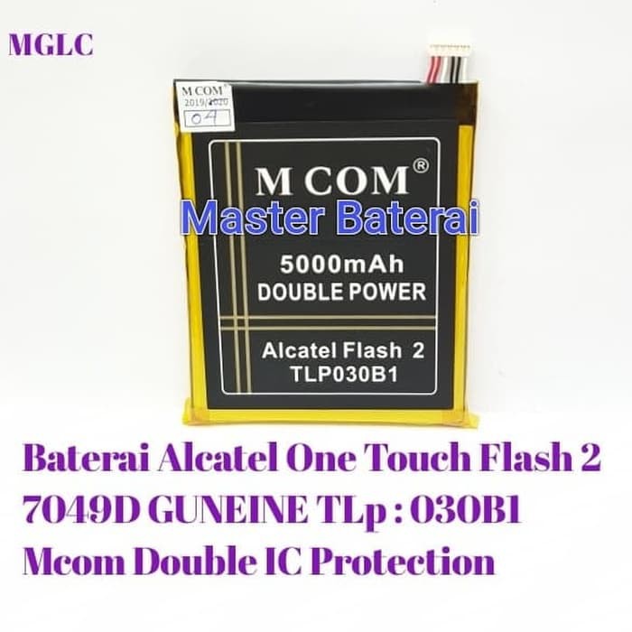 DISKON BATERAI ALCATEL ONE TOUCH FLASH 2 7049D GUNEINE TLP030B1 DOUBLE IC PRO