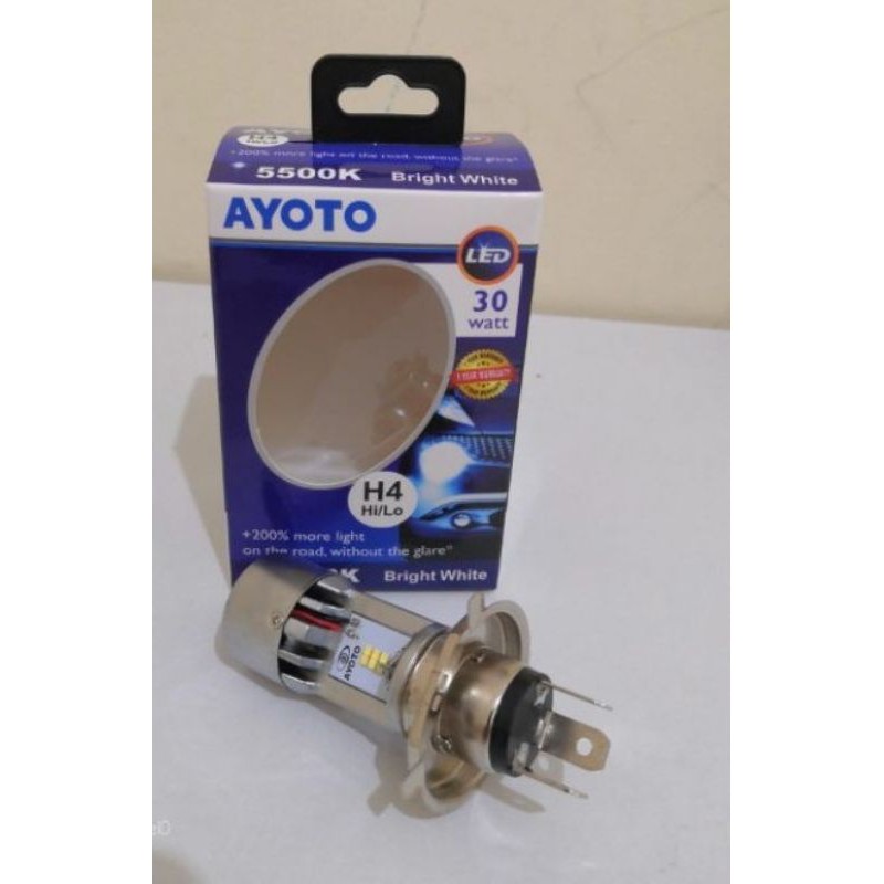 Lampu LED Utama Depan AYOTO Motor Mobil dan Truck Soket H4