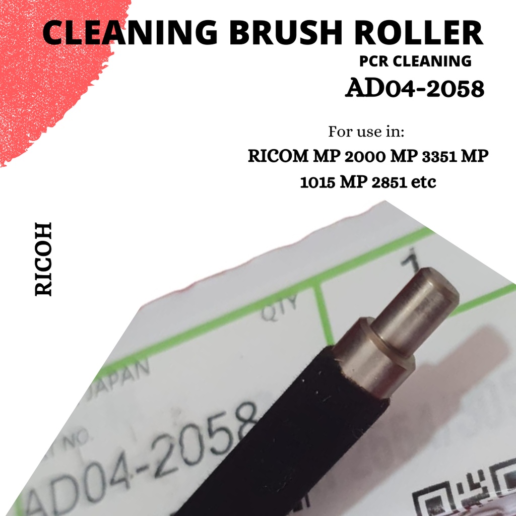 PCR CLEANING BRUSH RICOH MP 2000 MP 1015 MP 3351 AD04-2058