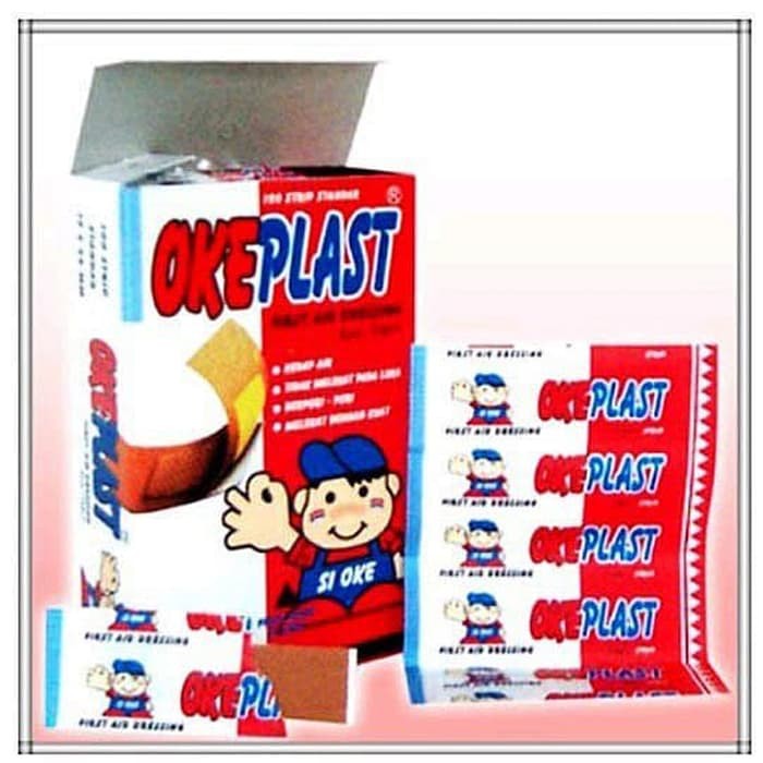 Okeplast Plester Penutup Luka Oke Plast Plester Luka Tutup P3K Darurat - Bu293