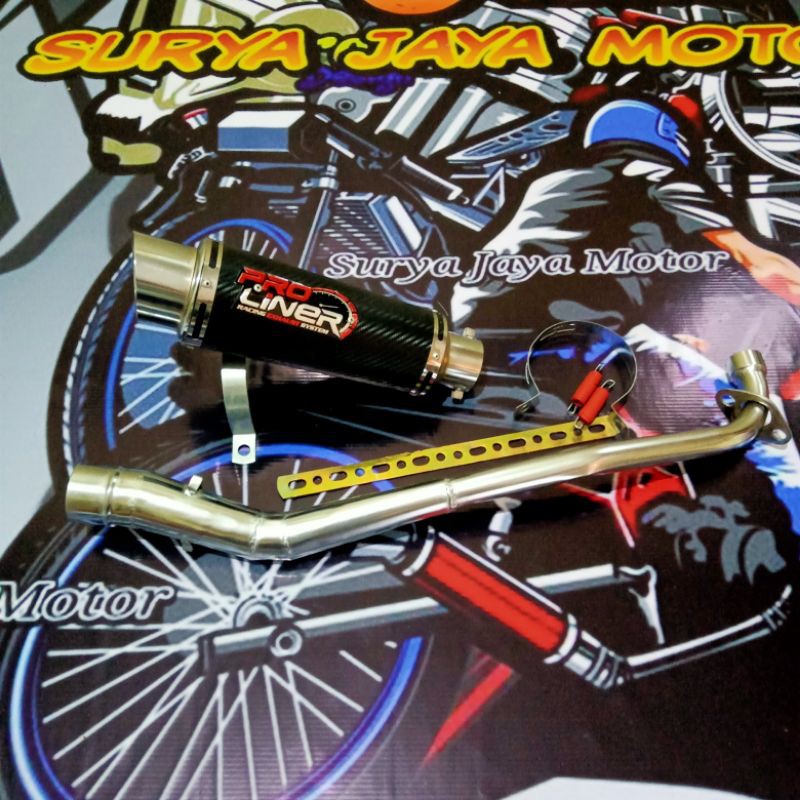 knalpot proliner carbon jupiter z.burhan.robot.vega r,zr,new,lama,supra110,smash,shogun,grand,prima-2