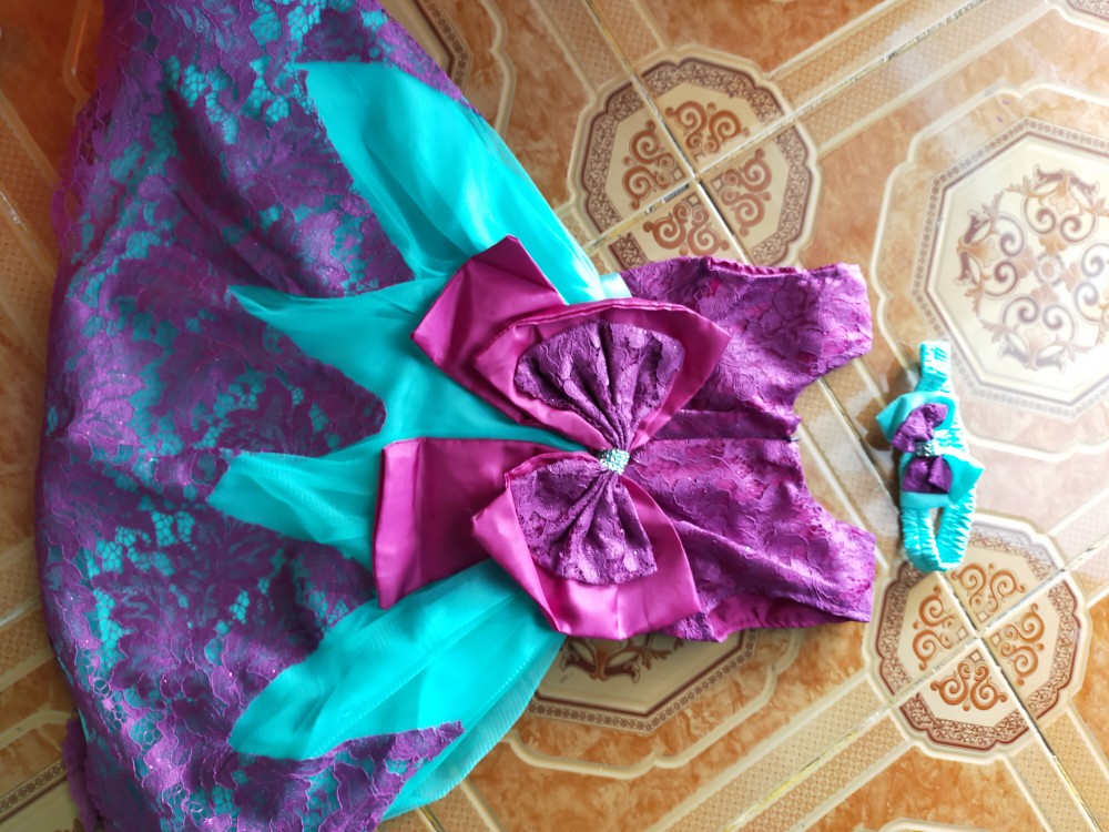 Ncr - Kebaya Batik Modern Anak 3-5 Th Dress Batik Casual Cecilia & Setelan Rok Pepplum Kids