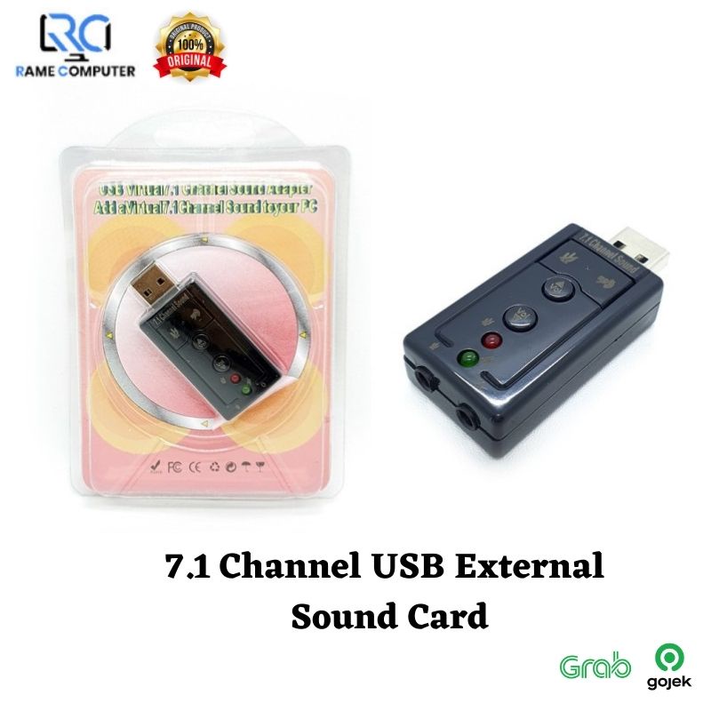 7.1 Channel USB External Sound Card Audio Adapter