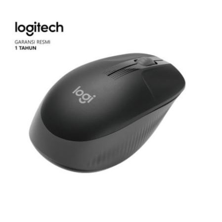 Mouse wireless logitech 2.4ghz optical 1000dpi full-size m190 original for pc laptop office gaming - Mice nirkabel m-190