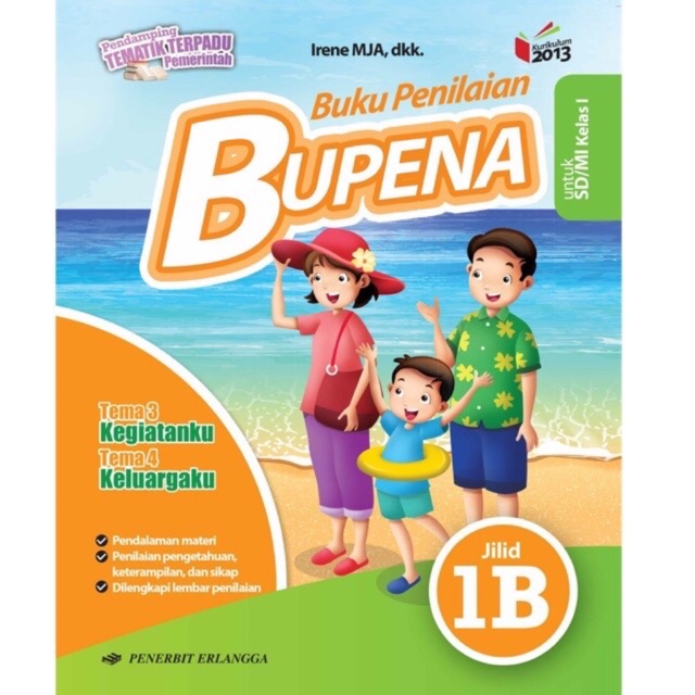 Buku Penilaian Bupena kelas 1B SD MI