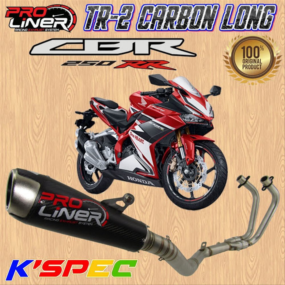 Knalpot ProLiner TR 2 Carbon Long CBR 250 RR 2-Cycl Racin bac 96