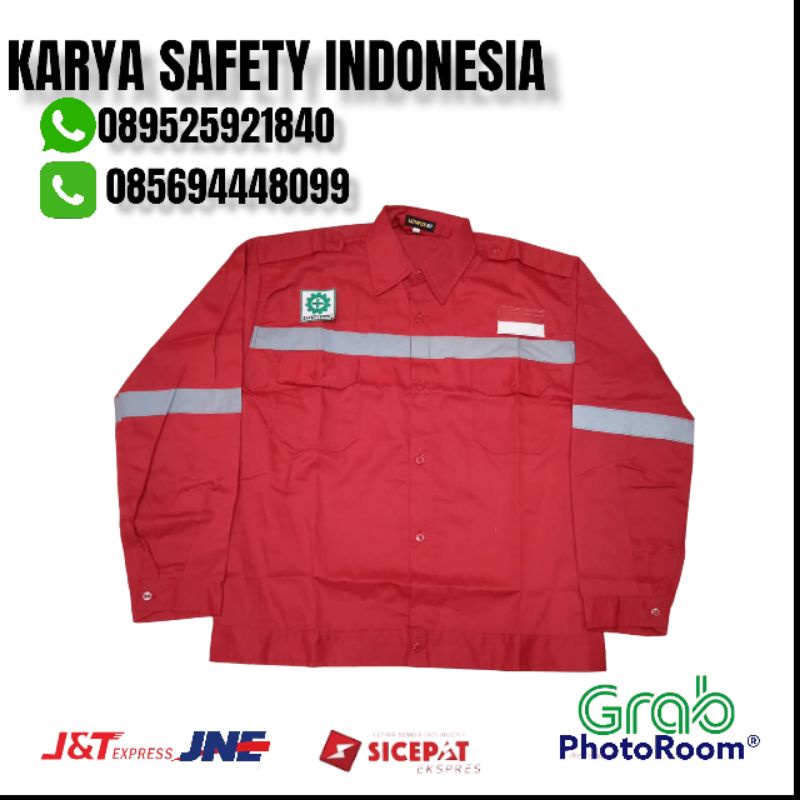 Baju Safety Lengan Panjang/Baju Safety Proyek