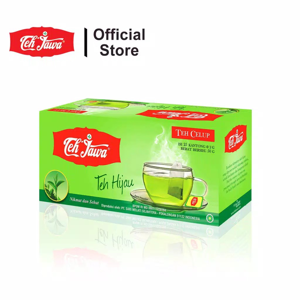 Teh Jawa Green Tea/Teh Hijau Celup isi 25