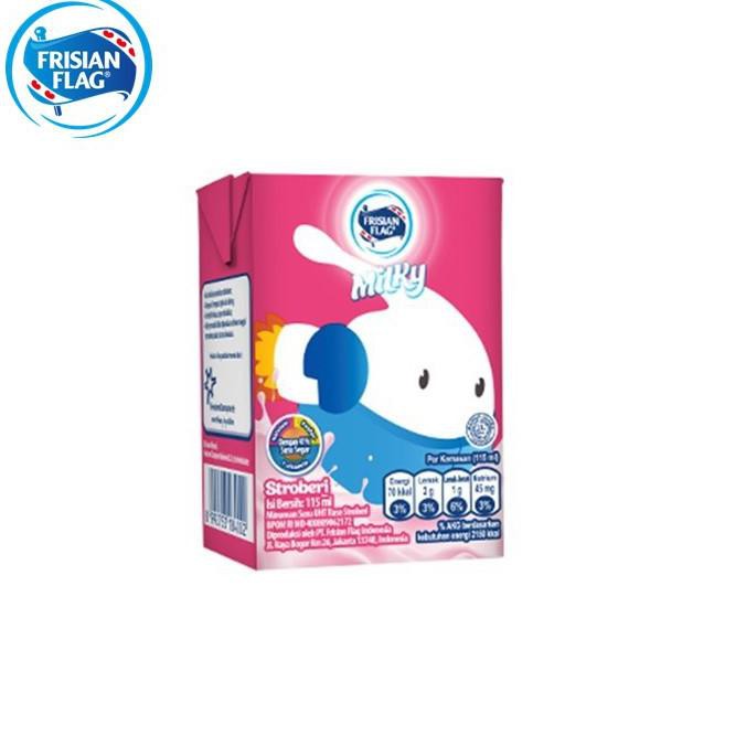 

TERLARIS!!! Frisian Flag UHT Zuzhu Strawberry 36x115ml