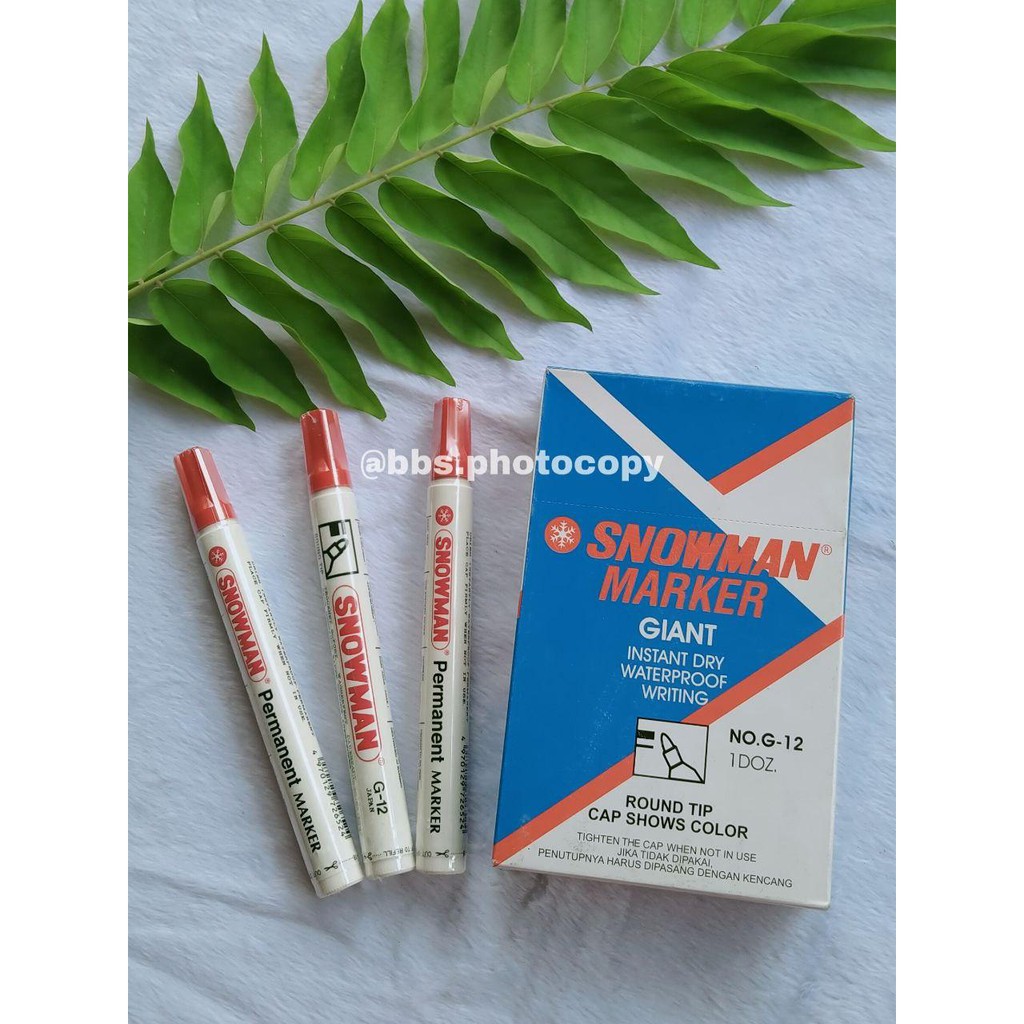 

Spidol Permanent Marker Warna Merah