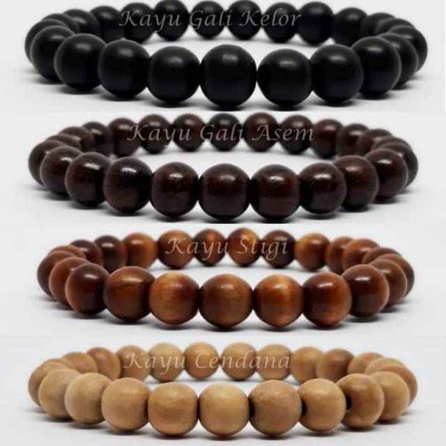 GELANG KAYU CENDANA GALIH ASEM KELOR STIGI ORIGINAL Di JAMIN ASLI