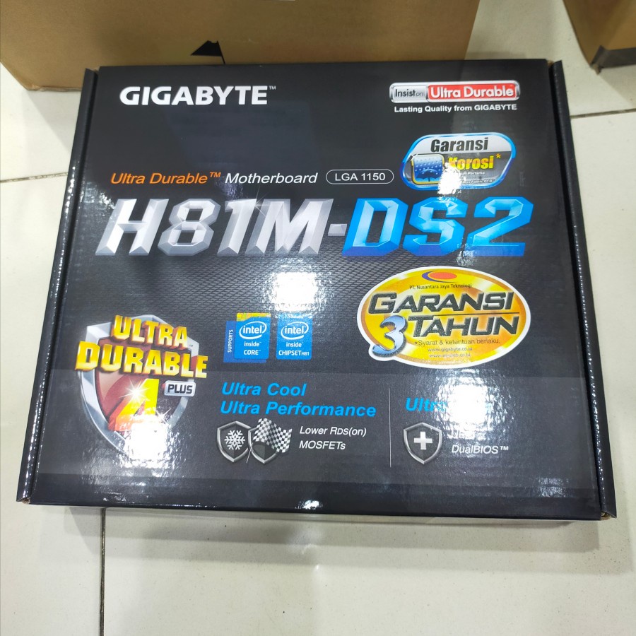 MOTHERBOARD GIGABYTE H81M-DS2 / MOBO Gigabyte H81 / MB GA H81MDS2