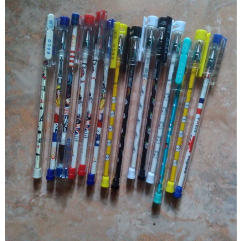 Jual Pulpen Pen Gel Esco Lovein Buah Shopee Indonesia