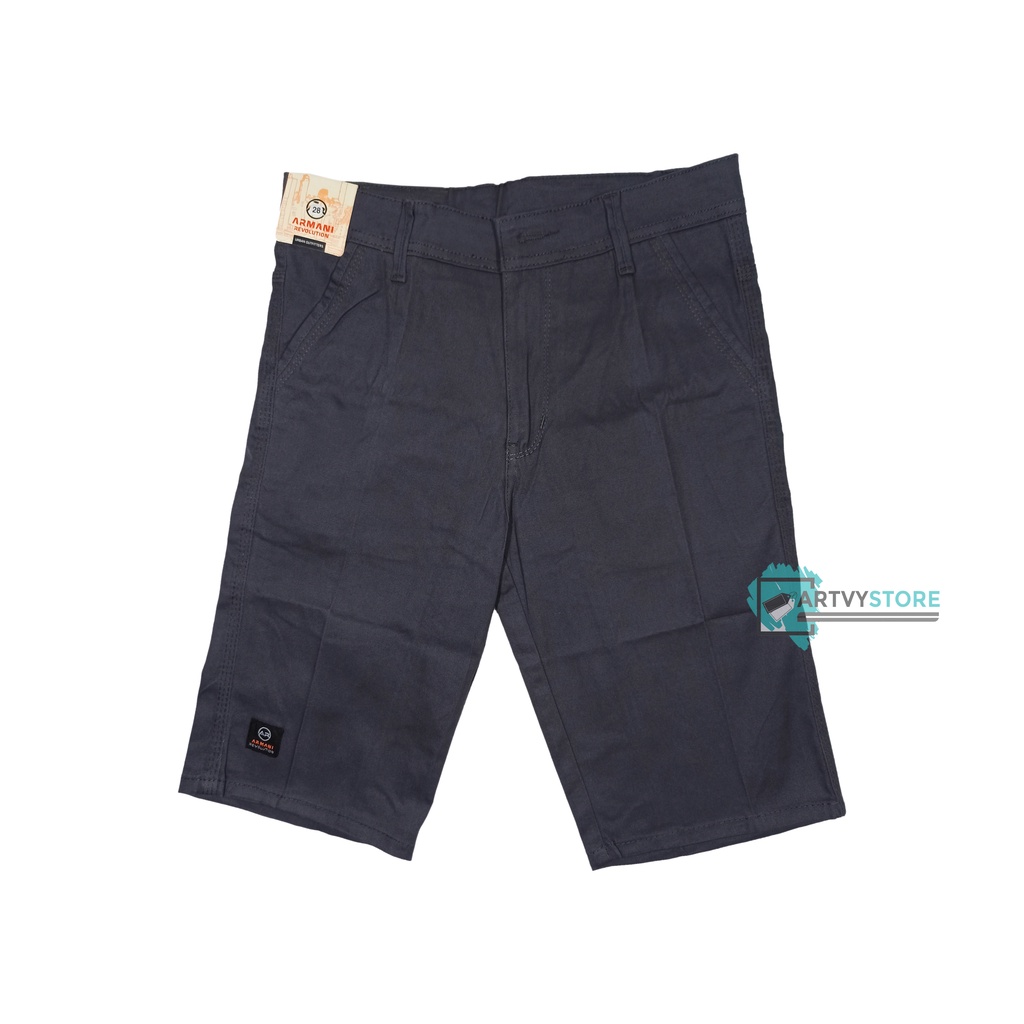 CELANA PENDEK CHINOS PRIA DEWASA PREMIUM QUALITY AR (ARMANI REVOLUTION)