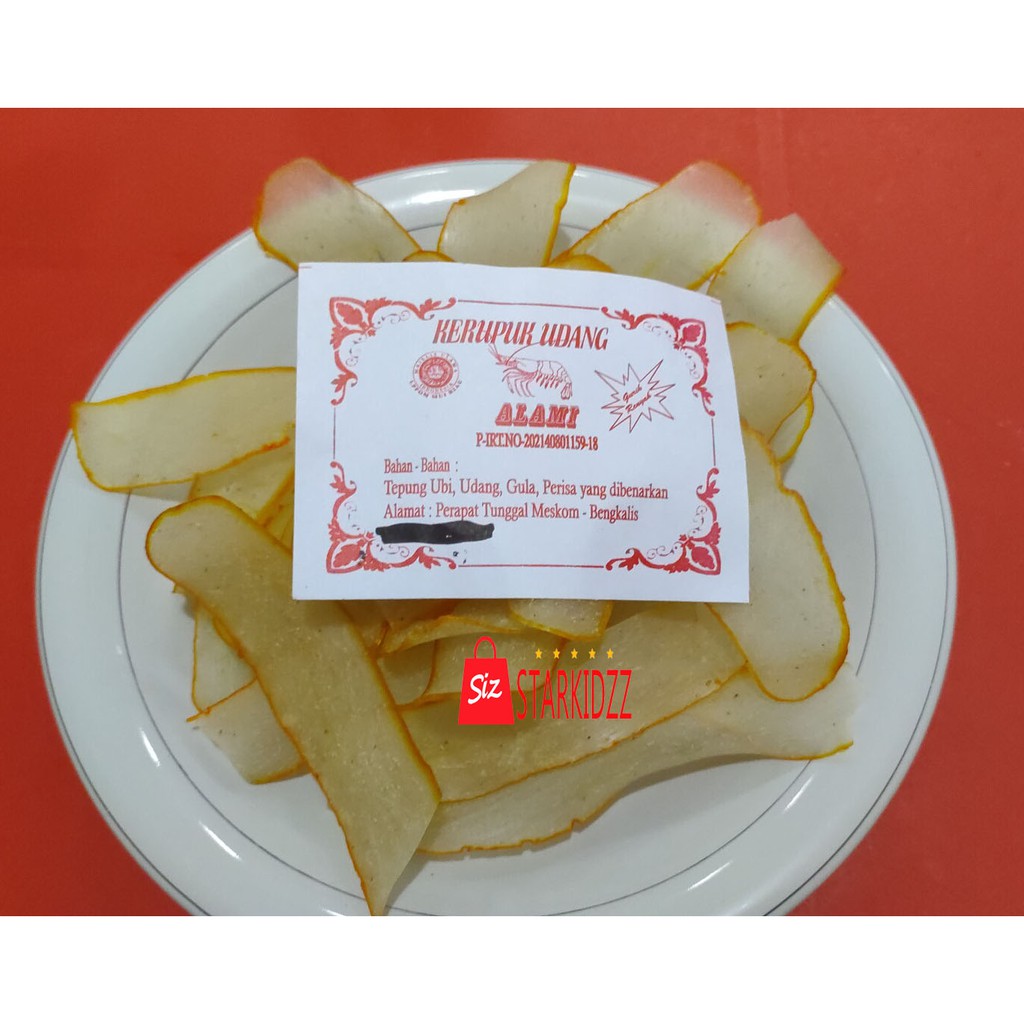 

KERUPUK UDANG ALAMI MESKOM MENTAH keripik udang mentah