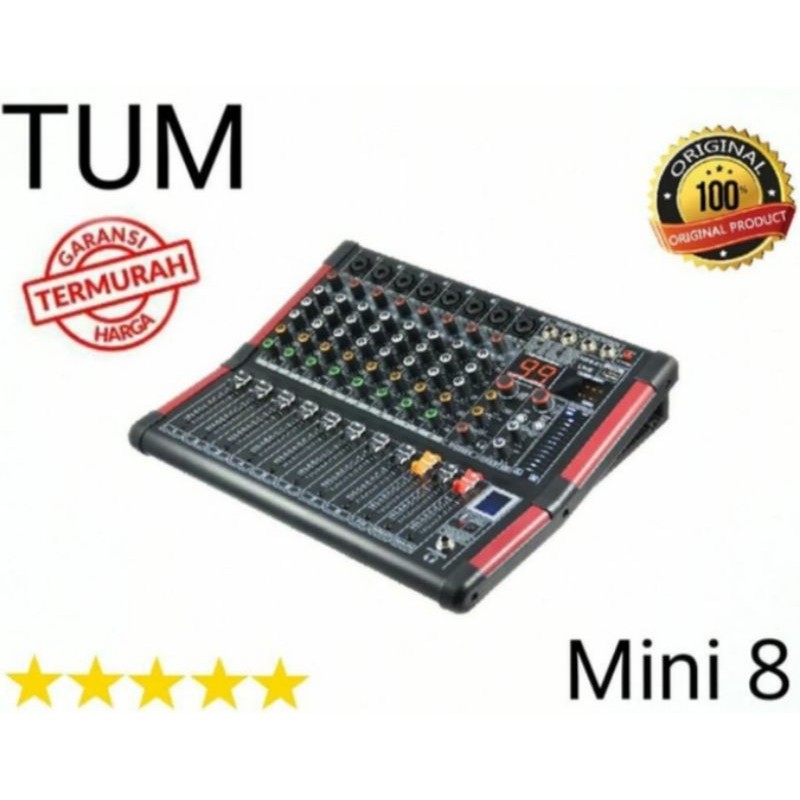MIXER TUM MINI8 8 CHANNEL