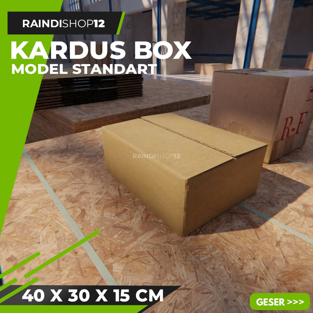 

BOX 40 X 30 X 15 CM KARDUS KOTAK KEMASAN PACKAGING KADO POLOS