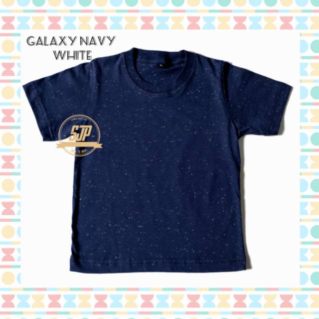 Kaos Polos Anak Lengan Pendek Cotton Galaxy by My Jivi