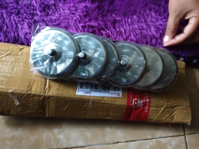 Tutup Gelas Stainless Steel Anti Karat Per 1 Lusin [12pcs] Murah Berkwalitas, Pentup Gelas Bisa Cod