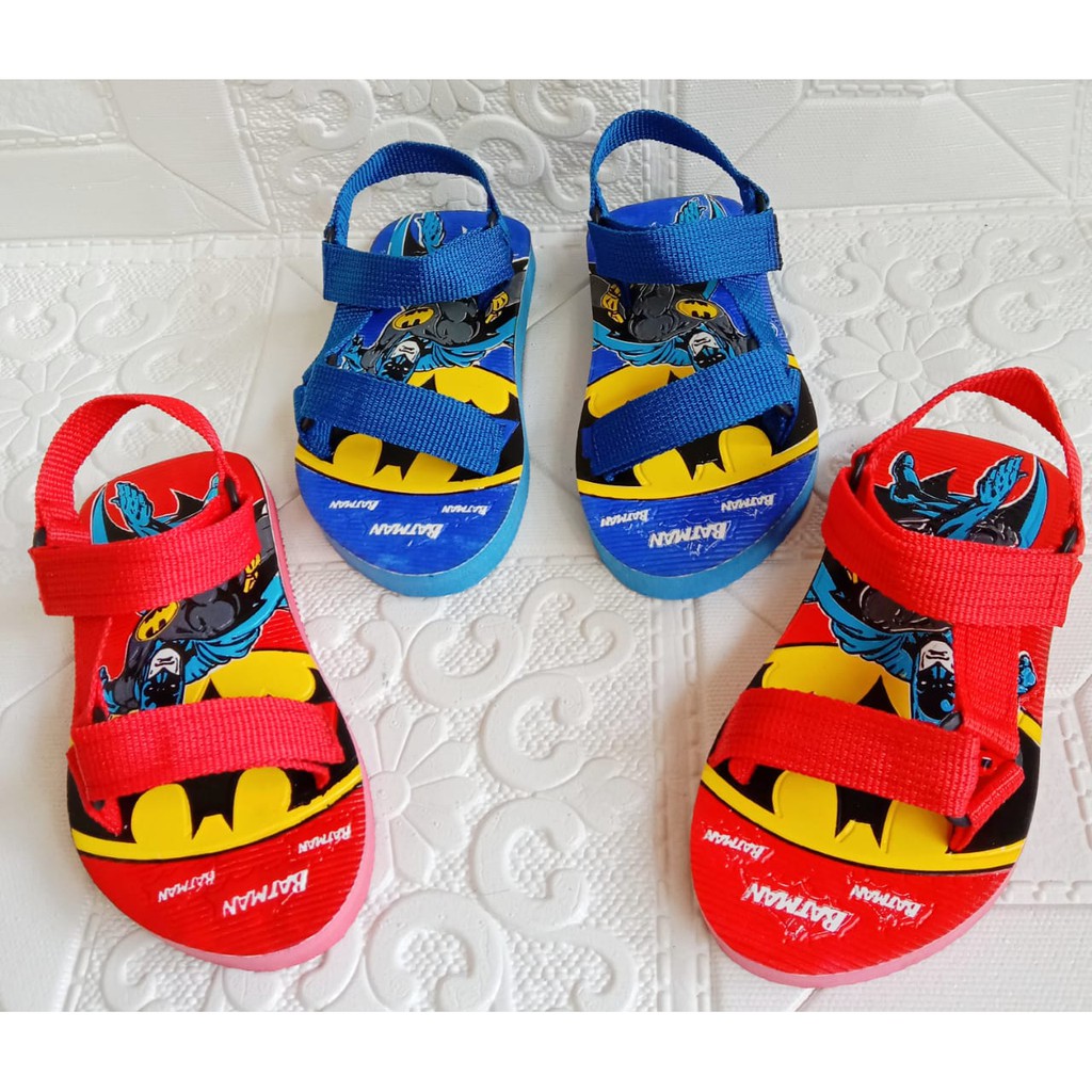 Sandal Anak laki laki BATMAN motif gunung termurah