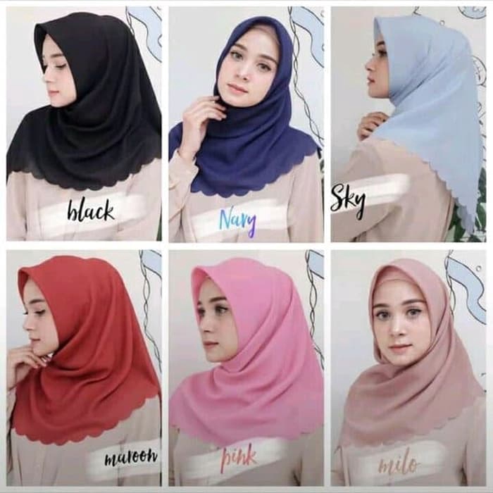 hijab/jilbab segi empat laser JILBAB_GROSIR