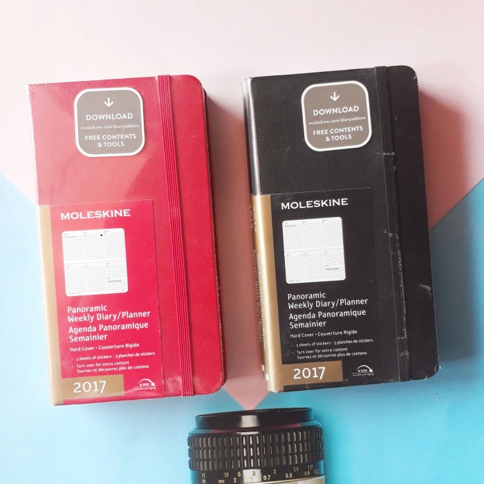 

[RESTOCK] Moleskine Panoramic Weekly Diary Planner Agenda Hard Cover