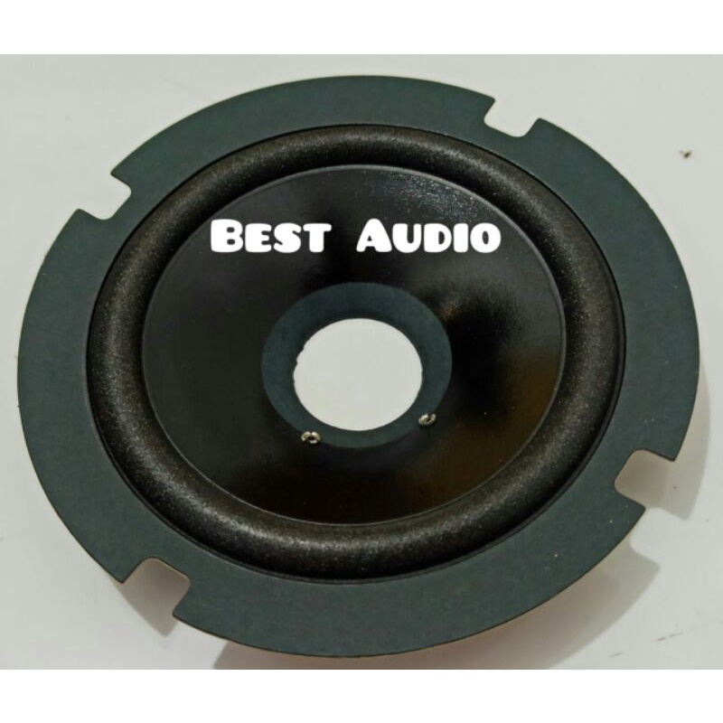 Daun kertas speaker 5inch 5 inch  gilap coating diameter 12.8cm voice coil 25.5mm