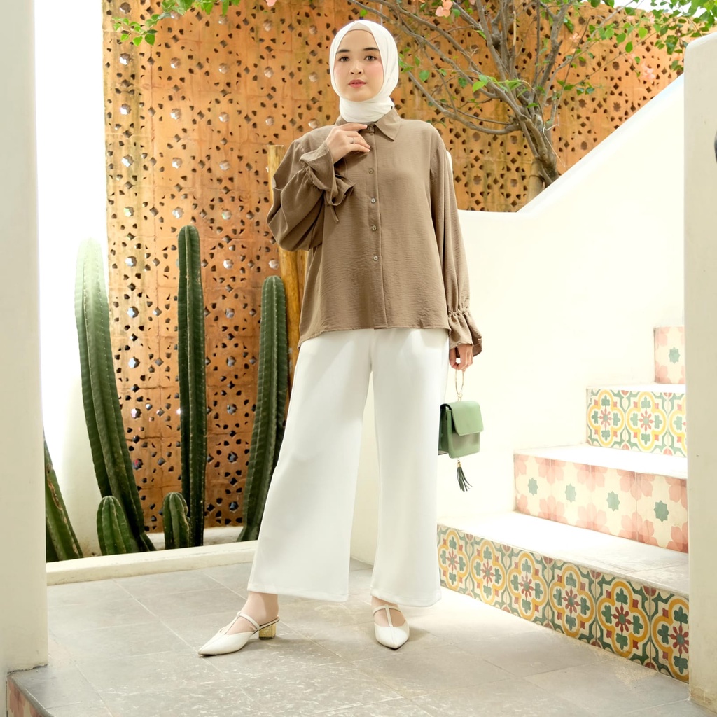 SYAFANIA SHIRT / ATASAN JUMBO / BLOUSE / KEMEJA / ATASAN KERJA