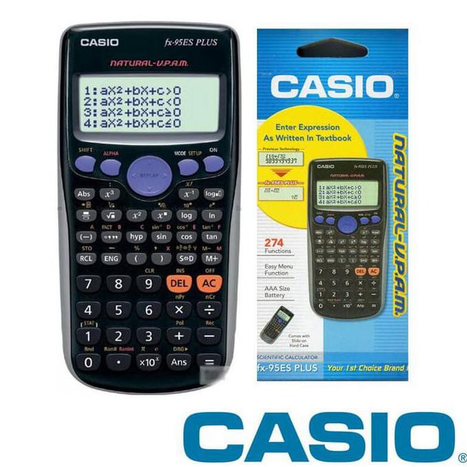 

Kalkulator-CASIO FX-95ES PLUS - Scientific Kalkulator/ mesin hitung