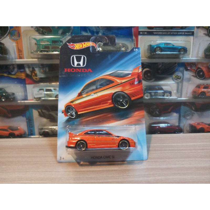 HOT WHEELS HONDA CIVIC SI ORANYE - HONDA SERIES