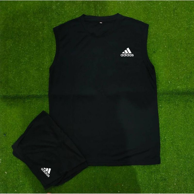 SETELAN SINGLET SPORT / SETELAN DEWASA/ADS/RUNNING GYM TRAINING BADMINTON