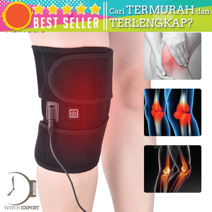 Bisa COD Pelindung Lutut Heating Therapy Knee Support Compression Sport Fitness - Hailicare 10237