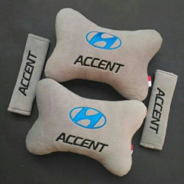 Bantal aksesoris interior mobil hyundai accent 01
